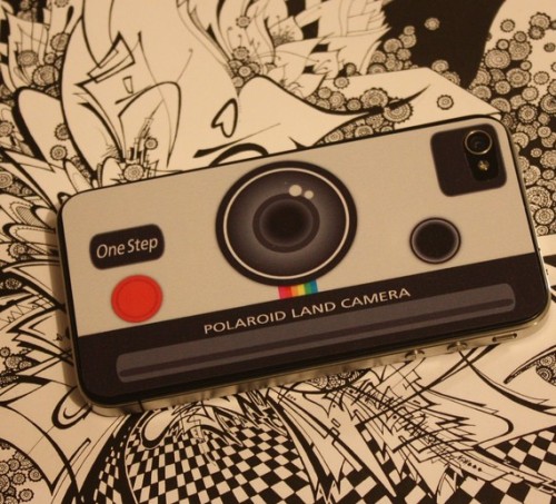 Polaroid iPhone Decal