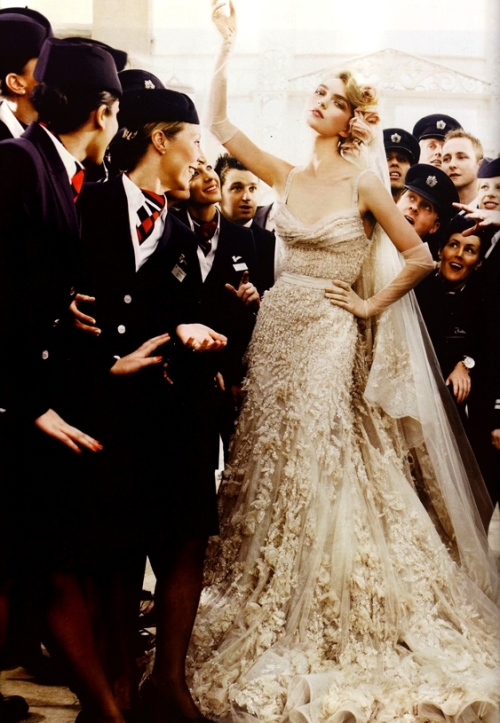 Wedding Belles: Mario Testino Vogue UK May 2011 